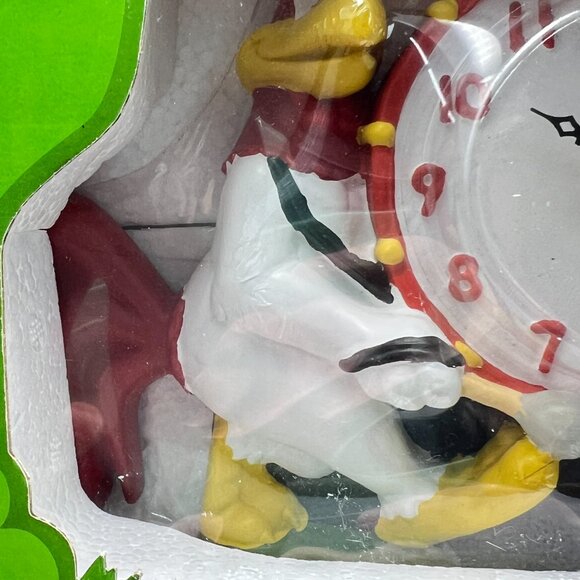 Looney Tunes FOGHORN LEGHORN & HENERY HAWK Rooster Figurine Quartz Clock RARE - Picture 5 of 11